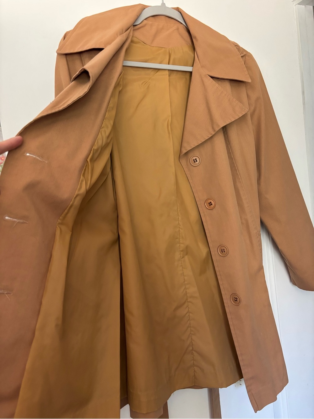 Women’s Classic Camel Trench Coat - image 3